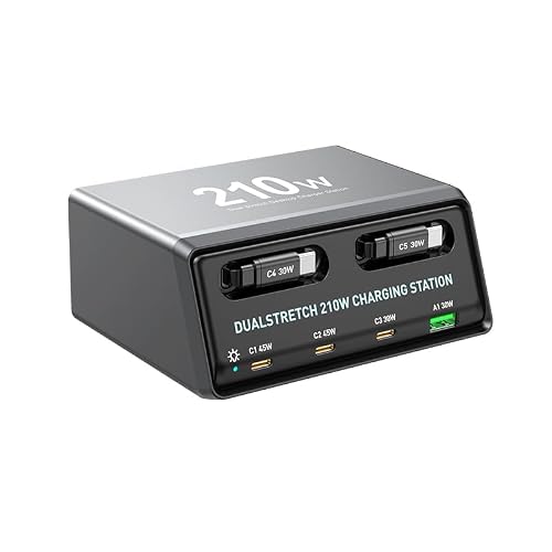 210W USB C Charging Station