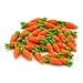 Price comparison product image MyTinyWorld 7 x Dolls House Miniature Baby Carrot With Tops