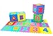 Little fun times Alphabet Play Mat for Baby Large 60 Pieces 12inch. Total 71.5x71.5 inch 36 SqFt Interlocking Floor Puzzle EVA Tiles Playmat for Toddler and Kids Letters and Numbers with Edges.