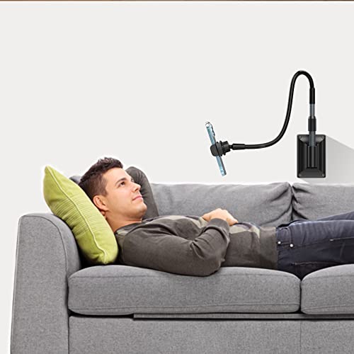 Beatylife Wall Mount Cell Phone Tablet Holder - Flexible Arm Clip Phone Tablet Stand For Bathroom Bedroom Dorm Kitchen Toilet, Compatible With Iphone, Ipad, Fire Hd, Galaxy Tablet 4.7"-10.5" #TOP1