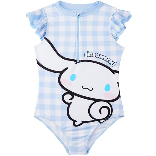 Maillot de bain fille Stitch et Barbie 1 piece zippe de 5 a 14 ans