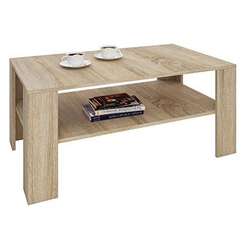 IDIMEX Table Basse Lorient, Table de Salon rectangulaire avec 1 étagère Espace de Rangement...