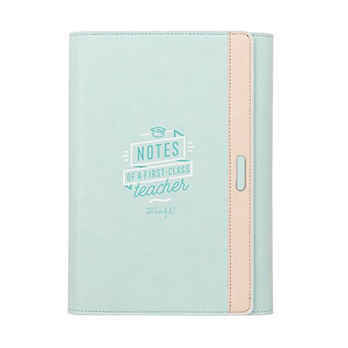 Mr. Wonderful Portadocumentos Profe, Eres de Diez, Metal y Plástico, Multicolor, 17x23x4...