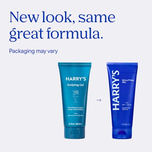 Image of Harry's Sculpting Hair Gel for Men - 6.7 fl oz | Firm Hold and Polished Finish - Alcohol-Free Formula