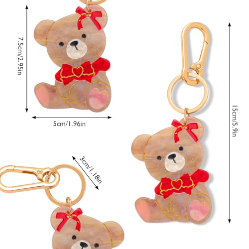 Cute Smiley Face Coffee Cup Keychain - Mini Realistic Coffee Mug Charm with Gold Metal Chain