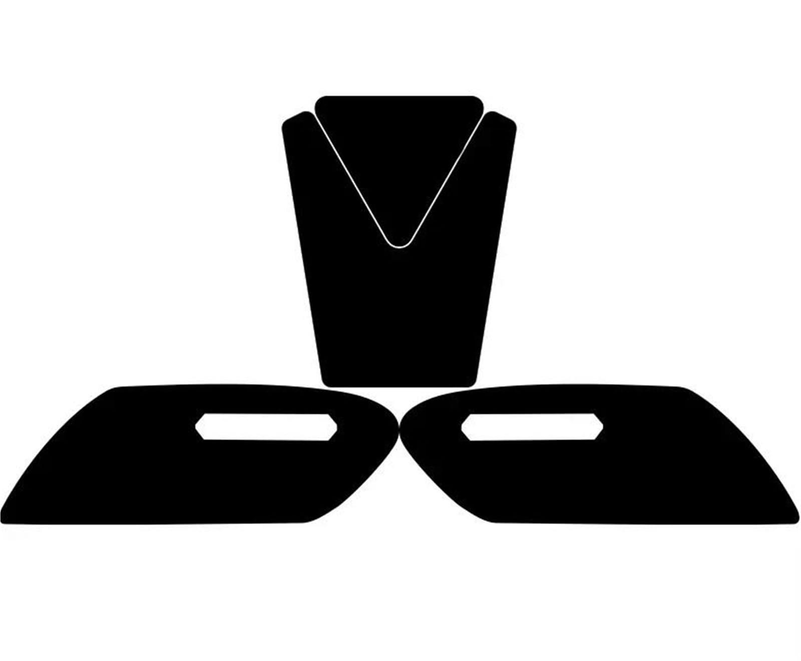Motorcycle Tank Pad Protector Leather Frosting Sticker Decals Accessories for Trident 660 Accessories(Color3)