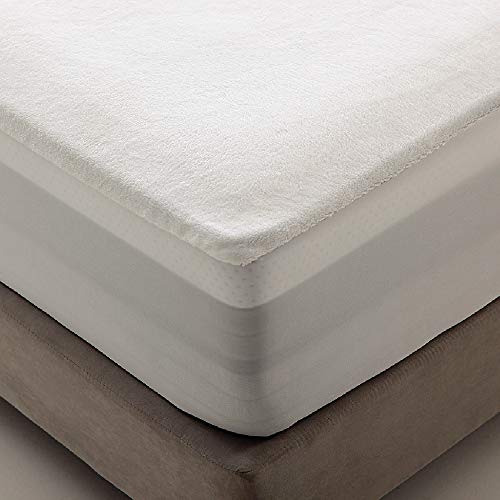 Don Descanso Protector de Colchón Impermeable (67/75cm x 190/200cm), Cubrecolchón Transpirable, Antiácaros, Extra Suave, Sujeción, Lavable 30ºC, No Produce Calor ni Ruidos [hasta 30cm Altura]