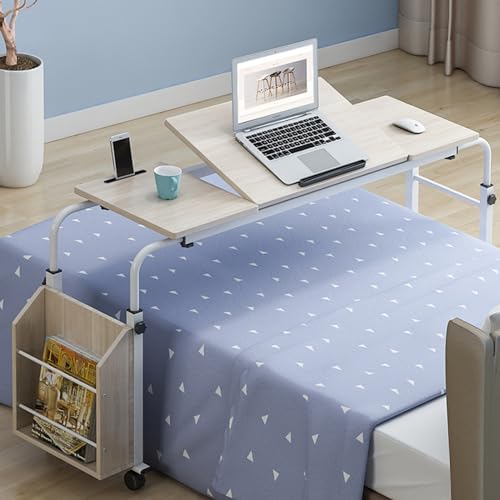 Bureau mobile et table de lit à roulettes pour télétravailler confortablement chez soi