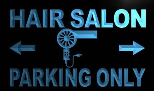 Amazon.com : ADVPRO Hair Salon Parking Only LED Sign Neon Light Sign ...