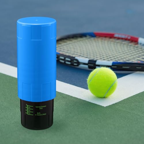 Image of Soulchen Tennis Ball Pressurizer - Tennis Ball Storage Canister Holds 3 Balls Under 14 Psi Pressure, Reusable Stuff for Bounce Retention, Lightweight & Durable