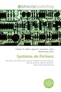 Système de Fichiers: Clé USB, Solid-state drive, Donnée, Programme (informatique), Base de données, Base de données relationnelle, Métadonnée