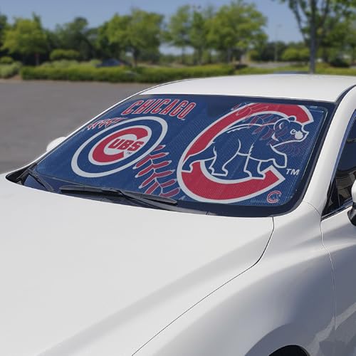 Image of FANMATS MLB Unisex-Adult Windshield Sun Auto Shade 59 inch x 29.5 inch