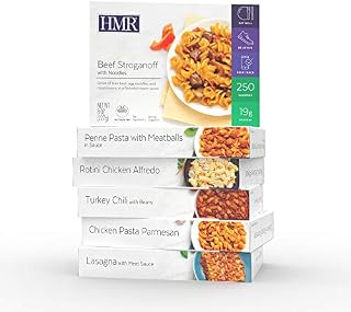 HMR Customer Favorites Entree Pack 1 ea Penne Pasta w/Meatballs, Rotini Chicken Alfredo