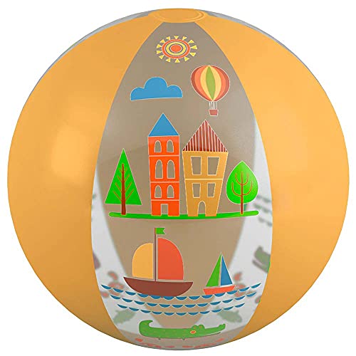 Bola Inflável, Mor, 60 cm, Sortida