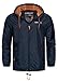 Produktbild Geographical Norway Boat Men - Windjacke Herren Outdoor - Jacke Wasserabweisend Langarm Herren - Regenmantel Geschenk Ideal Wandern Jahreszeit Frühling Sommer Herbst Winter (Marine 3XL)