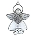 Nurse Christmas Ornament with Message Angel with Hat Charm Inscription: Nurses Heal Your Heart