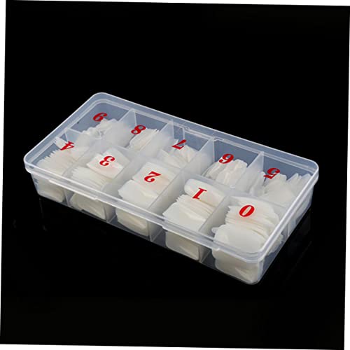 KALLORY 1000 Pçs Unhas Postiças Manicure Unhas Postiças Brancas Manicure Unhas Postiças Unhas France