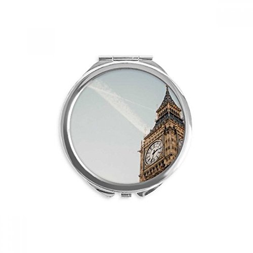 Miroir rond maquillage de poche portable idéal pour les retouches en voyage