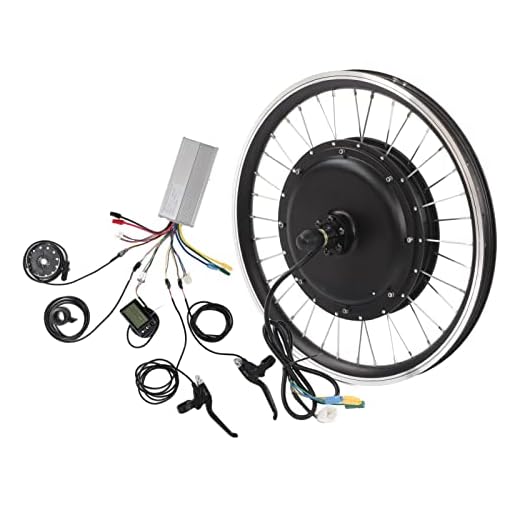 SPYMINNPOO Kit de conversão Ebike, bicicleta elétrica, roda traseira de 50 cm, cubo elétrico de bicicleta 48 V 1500 W, kit de motor com controlador de 35 A, LCD S866 metros