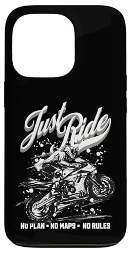 Just Ride �I�[�g�o�C�O���t�B�b�N�A���[�T�[�f�U�C���A�X�|�[�c�o�C�N �X�}�z�P�[�X iPhone 13 Pro �p