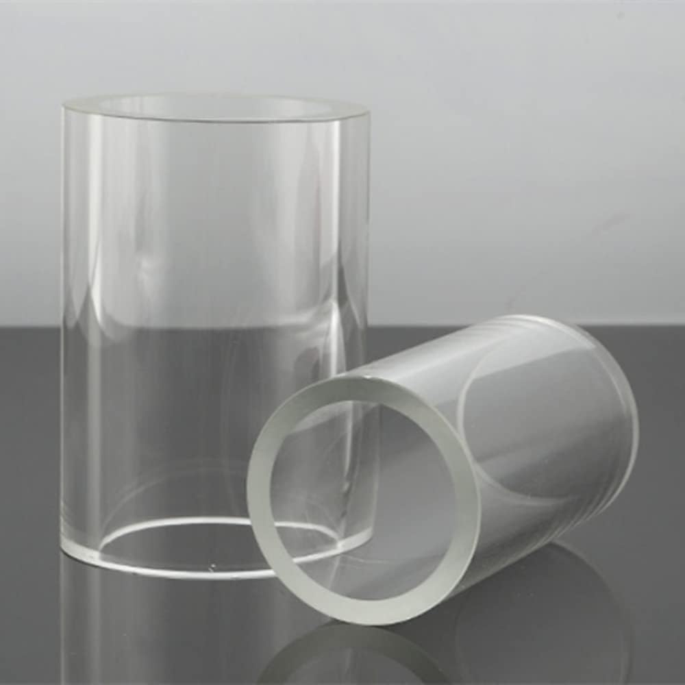 High Borosilicate Glass Tube Blowing Tubing Clear Tubes, ￠15-80mm,Wall Thickness 1.5-10mm,Length 100mm Option (￠80mm x 100mm x 6.5mm)