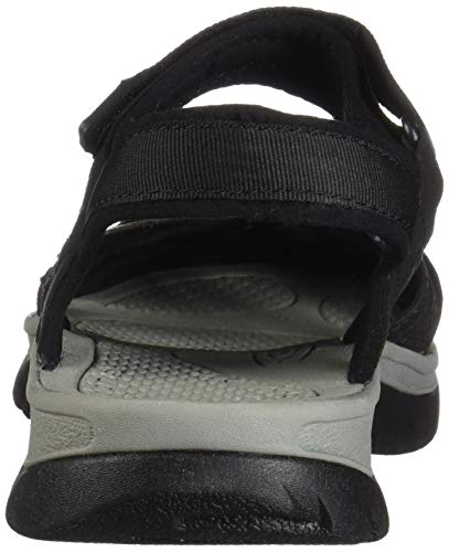 Keen Women's Rose Casual Closed Toe Sandals, Black/Neutral Gray, 9.5 #TOP2