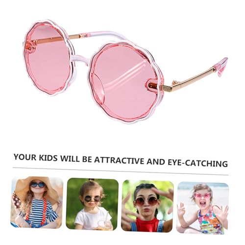 Adorainbow 1 Par De Óculos De Sol De Proteção Óculos De Sol Com Flores Para Bebês Óculos De Sol Para