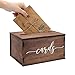 JINGHANGER Hochzeit Geschenkkarten Box 29,2x26,6x16,5 cm Holzkiste mit Deckel Geldbox Kartenbox mit Schlitz Retro Geschenkkarte Box für Geburtstag Hochzeitstag Party Dekorationen Hochzeit Geldbox günstig Kaufen-JINGHANGER Hochzeit Geschenkkarten Box 29,2x26,6x16,5 cm Holzkiste mit Deckel Geldbox Kartenbox mit Schlitz Retro Geschenkkarte Box für Geburtstag Hochzeitstag Party Dekorationen