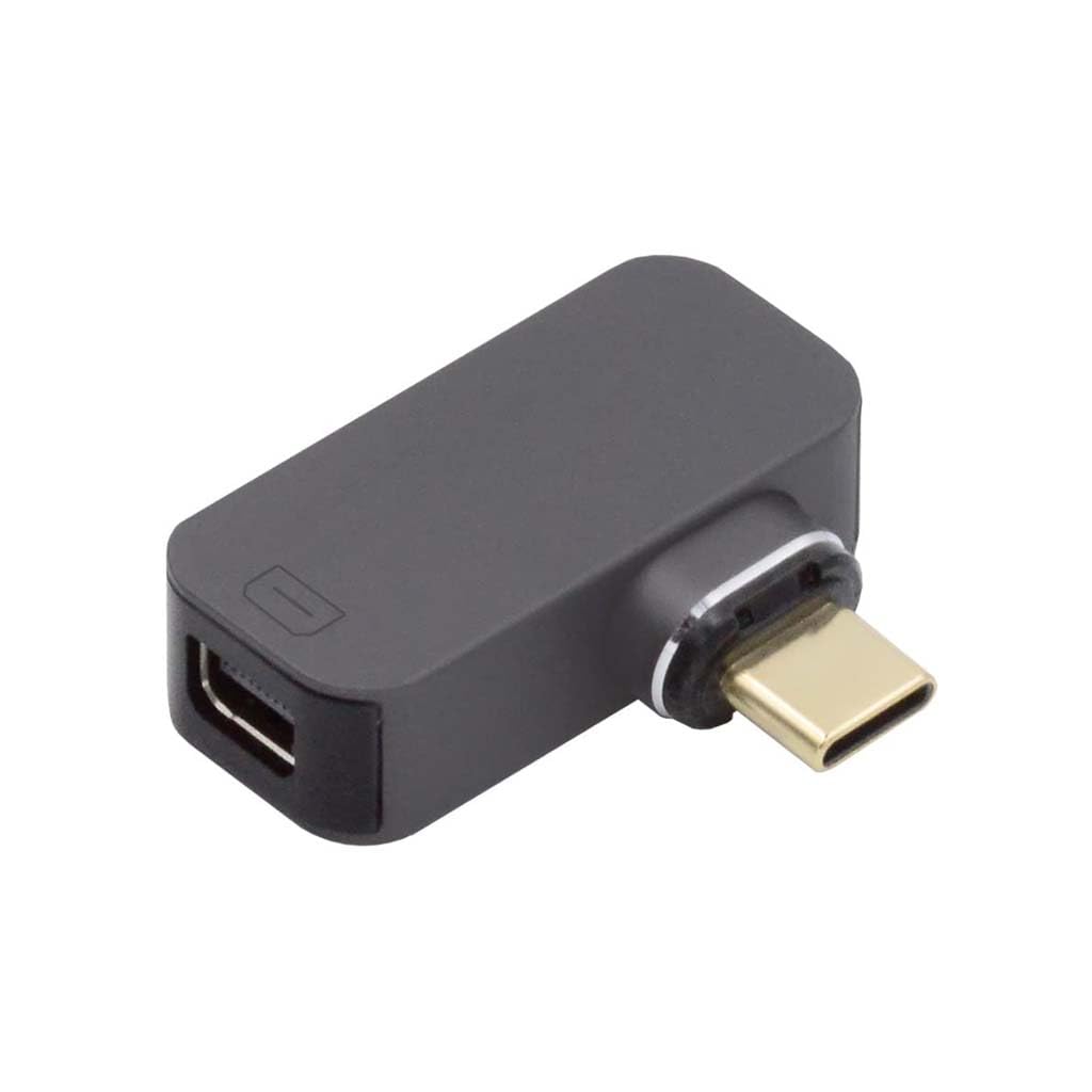 Magnetic Type C to MINI DP Female Adapter Port, 8K 4K 60Hz Audio and Video UHD Transmission, Mini Display Port Converter for Mobile, Tablet, Laptop, Mac, Surface, Projector, Monitor, TV