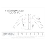 MARIKOO Damen Winterjacke (XS-3XL) - 5 Taschen, große Kapuze, Schlaufen auf der Innenseite, leichte Steppjacke, Warme Jacke Frauen - N019 (L, Taupe-Grey)