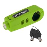 A ABSOPRO Blocco Manubrio Moto Universale Per Scooter Bici Manopola Acceleratore Verde Rotondo Fasce Freno Anteriore E Frizione Antifurto 1 Pezzo