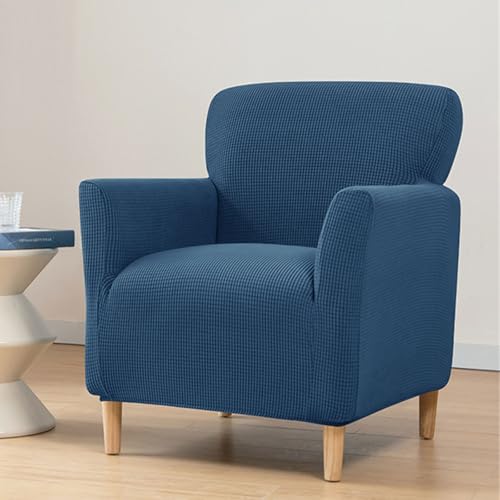 Housse de chaise extensible en élasthanne - Protection fauteuil de salon stretch - 8