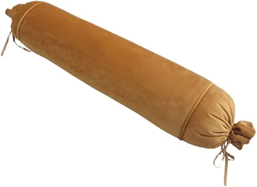 Miniatura 2 de Almohada redonda de terciopelo enrollable, almohada larga y suave para sofá, almohada decorativa de apoyo cervical cilíndrico, cojín redondo para el
