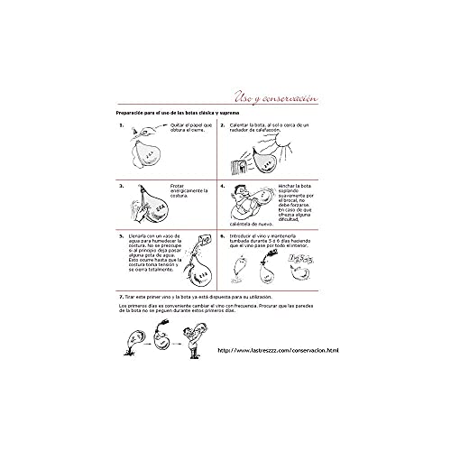 Miniatura 2 de Bota De Vino Clásica Con Interior De Pez Las Tres Z.Z.Z. 2 Litros