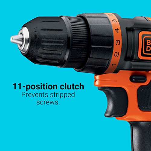 Black+Decker 20V Max* Powerconnect Cordless Drill/Driver + 44 Pc. Home Project Kit (Ldx50Pk) #TOP3