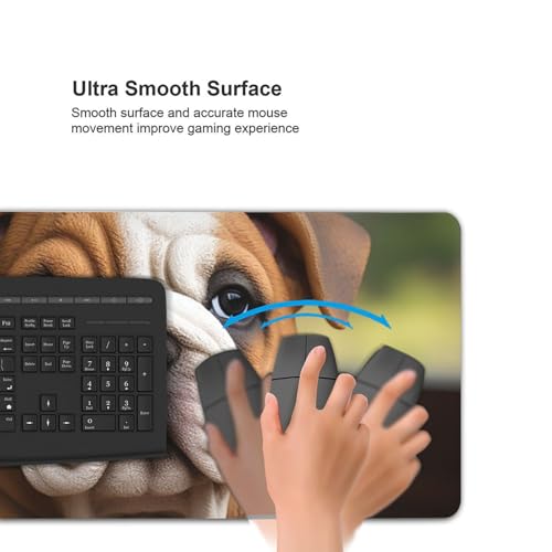 Tapis de souris antidérapant grand format pour stabiliser le clavier d'ordinateur - 5