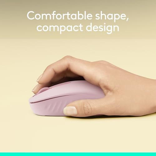 Logitech M196 Compact Ambidextrous Bluetooth Wireless Mouse - Rose - 2