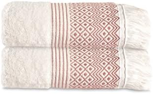 Allure Diamond Jacquard Textured Bath Mat, 100% Cotton, Reversible, Extra Large 55 x 85cm (Light Grey)
