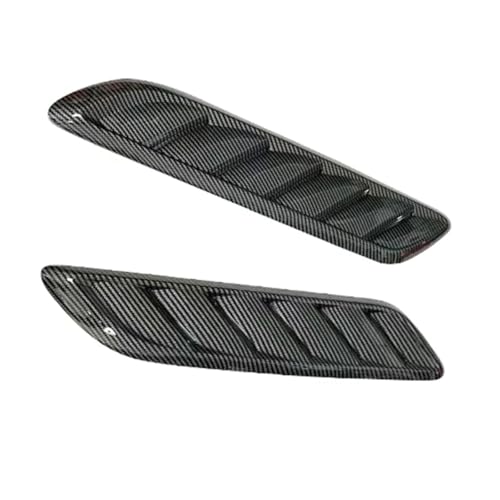 Grille d'aération décorative de capot en carbone pour VW Passat B6 et Golf