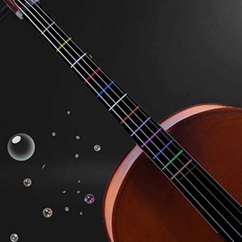 HEALLILY Adesivo de Guia de Dedo Violoncelo Fret Adesivo de Etiqueta de Braço Adesivo Fretboard para