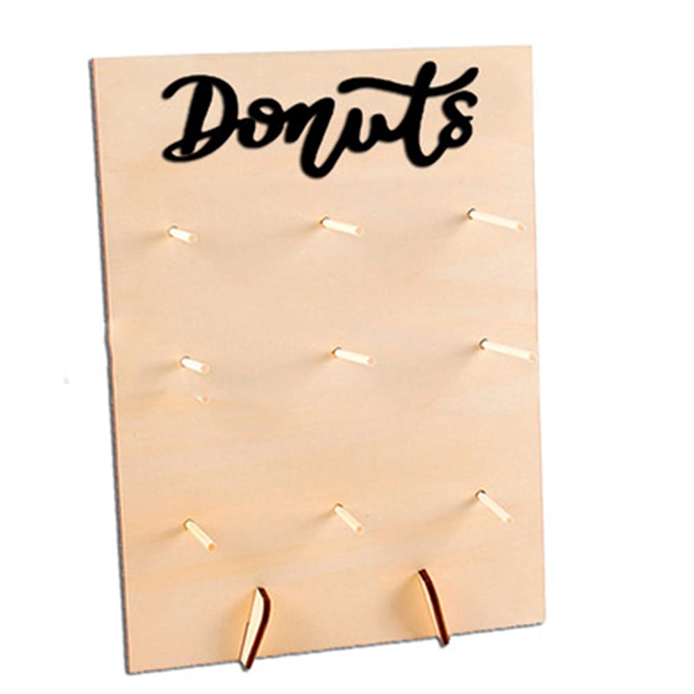 Buy Donut Wall Stand Display Wood Donut Wall to Display 9 Donuts