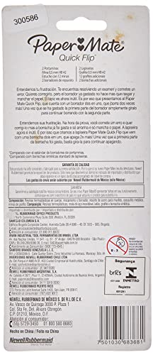 Lapiseira Paper Mate Quick Flip 0.5 - Blister c/2 Sortida