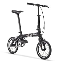 Sava Carbon Faltrad 14 Zoll | Ultraleichtes Mini Klapprad mit Carbonrahmen & Fester Gang | Für Erwachsene, Damen, Herren