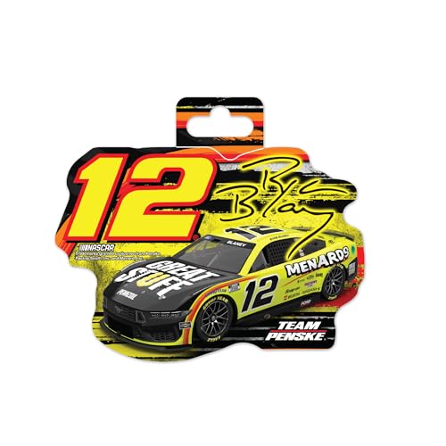 Rico Industries NASCAR Racing Ryan Blaney No. 12 5" x 7" Vinyl Die-Cut Decal - Car/Truck/Home Accessory
