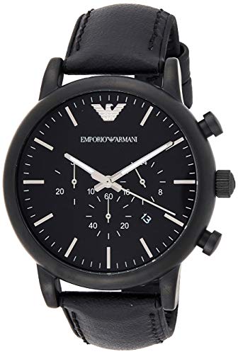 Armani Men’s Leather Chronograph Watch AR1970