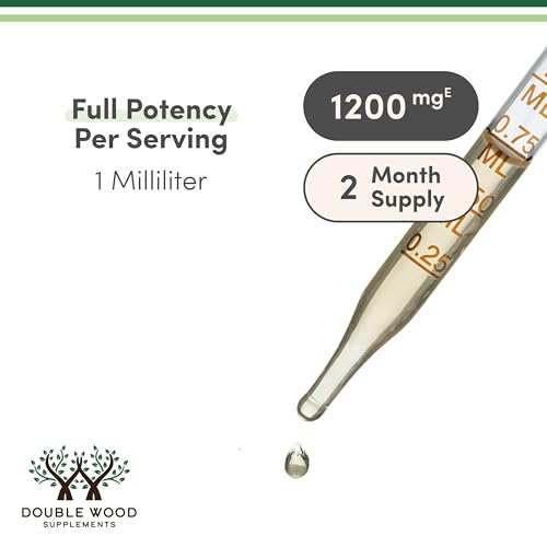 image for Double Wood Supplements Ashwagandha Organic Drops for Stress Relief (1