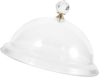 Clear Cake Dome Cover Food Preservation Cover for Desserts Snacks Pastries Elegant Display for Parties Weddings Events Reusable Transparent Design for Easy Viewing