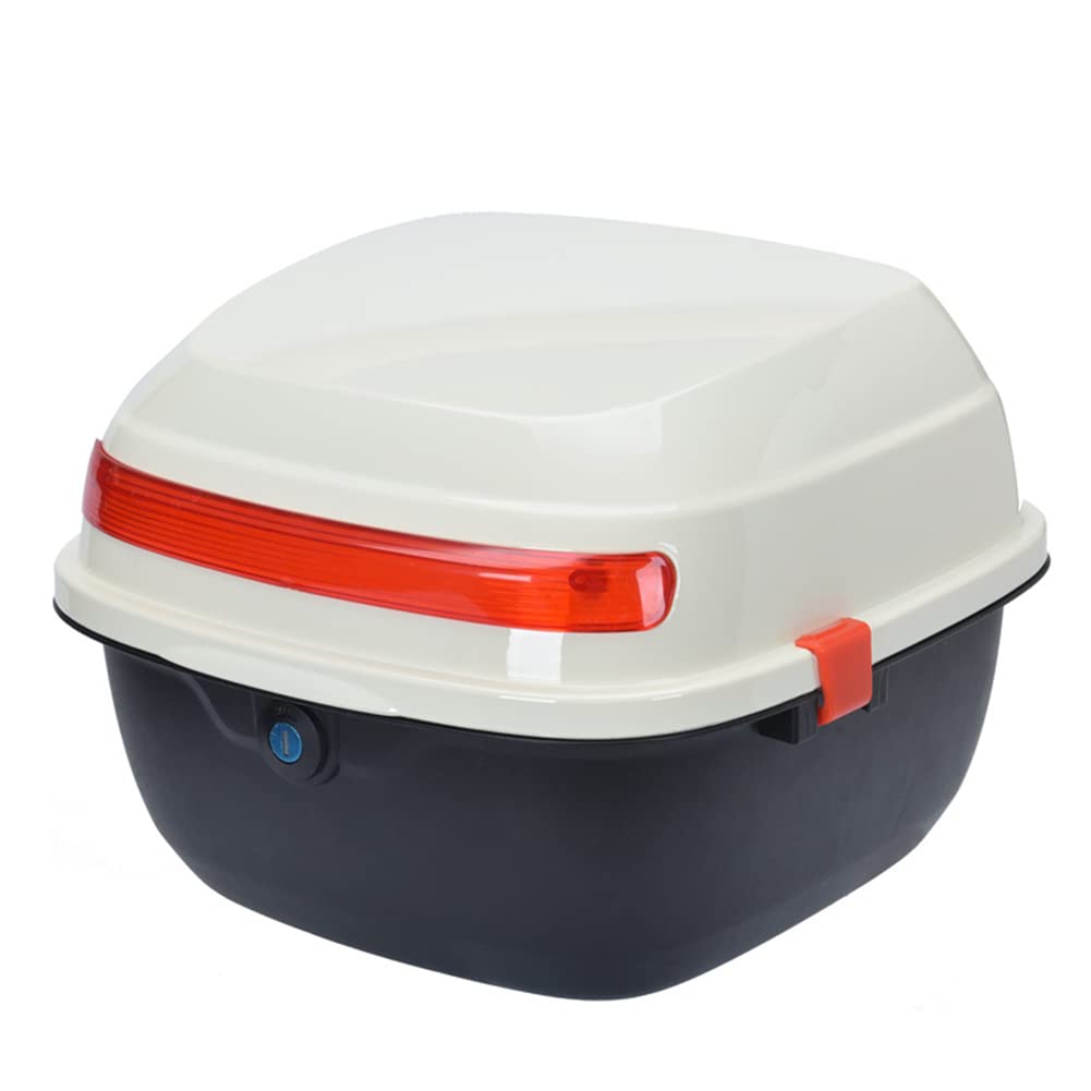Coffre de moto étanche et sac à dos pour casque scooter beige