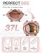 Weekender Bags for Women, BAGSMART Travel Duffel Bags with Shoe Compartment,Personal Item Travel Bag for Airlines, Carry on Overnight Tote Bag with Toiletry Bag(Dark Pink,2pcs)