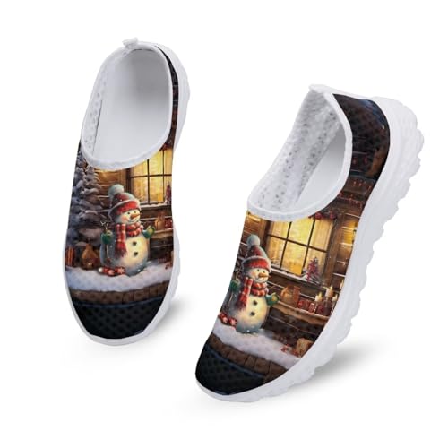 Walking Shoes for Women Men Sports Sneaker Flat Mesh Shoes Breathable Trainers2